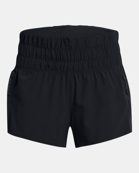 Women's UA Launch Shorts in Black image number 4